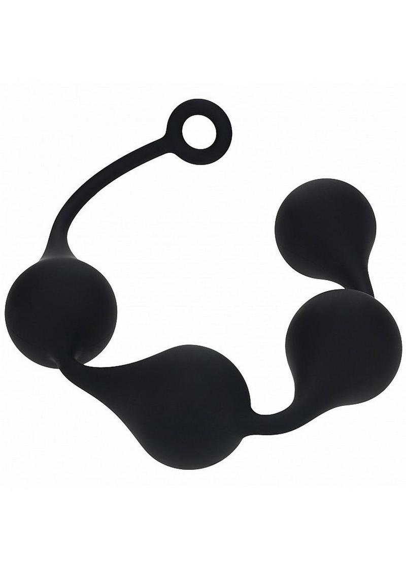 Body safe silicone anal training balls, gradually increasing size for stretch lovers seeking safety and comfort