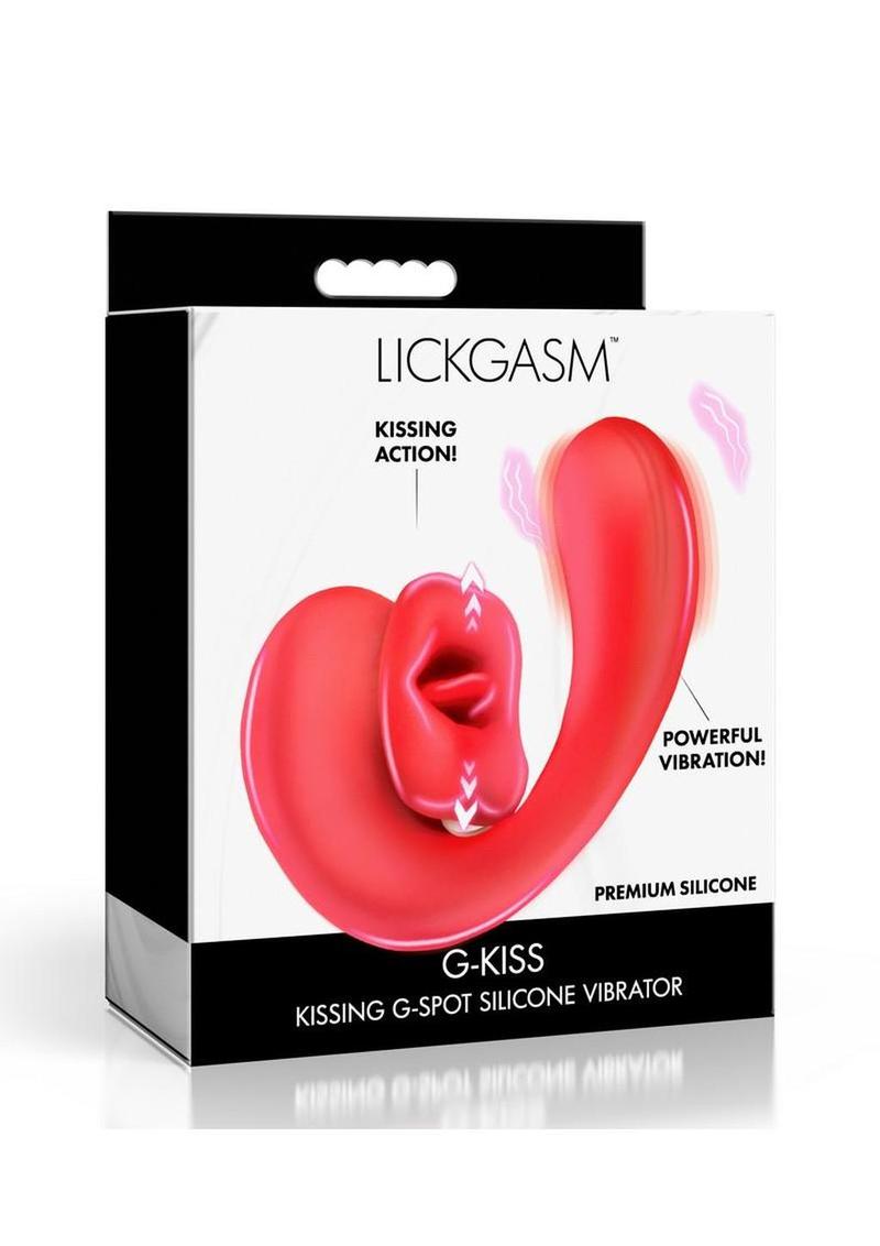 kissing tongue tip closeup shot