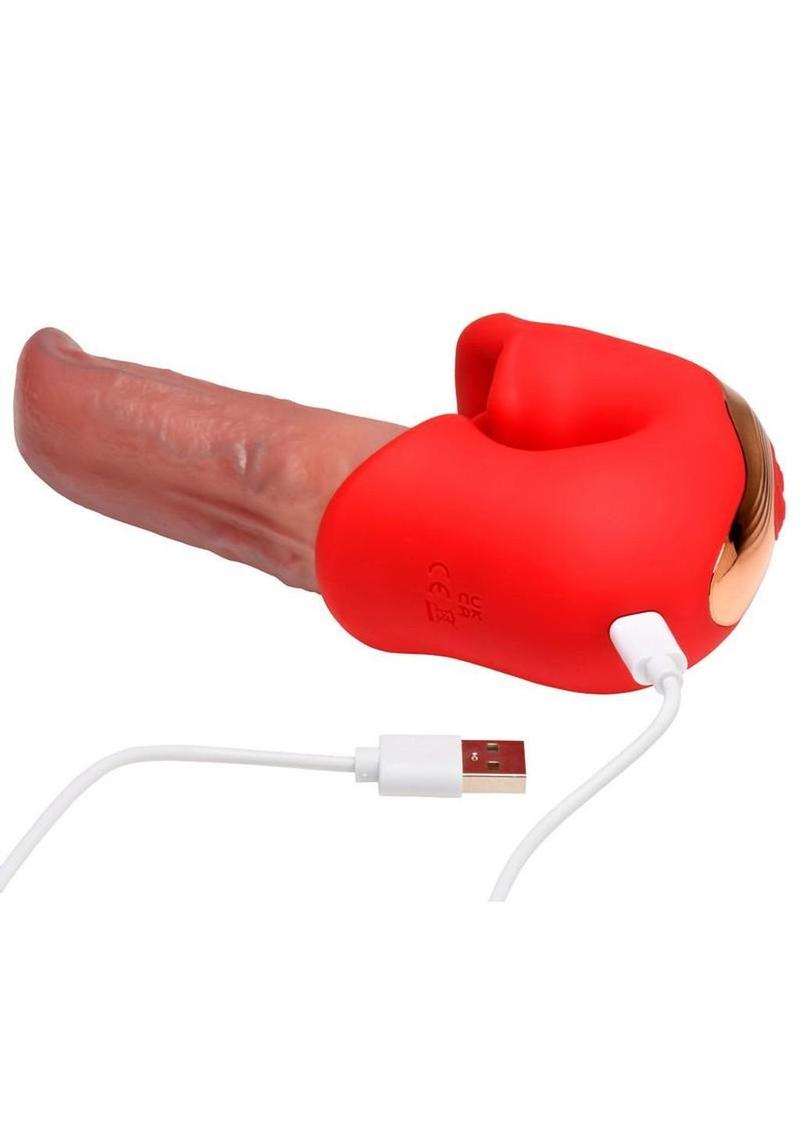 Female vibrator with USB-C charging and splashproof design