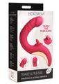 Lickgasm Tease and Please Rechargeable Silicone Thrusting Andamp; Licking Vibrator