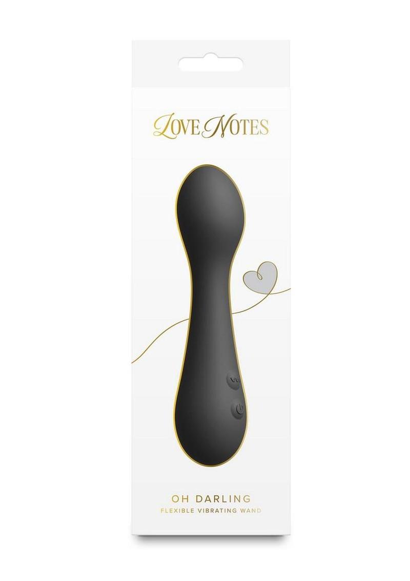 flexible wand massager black