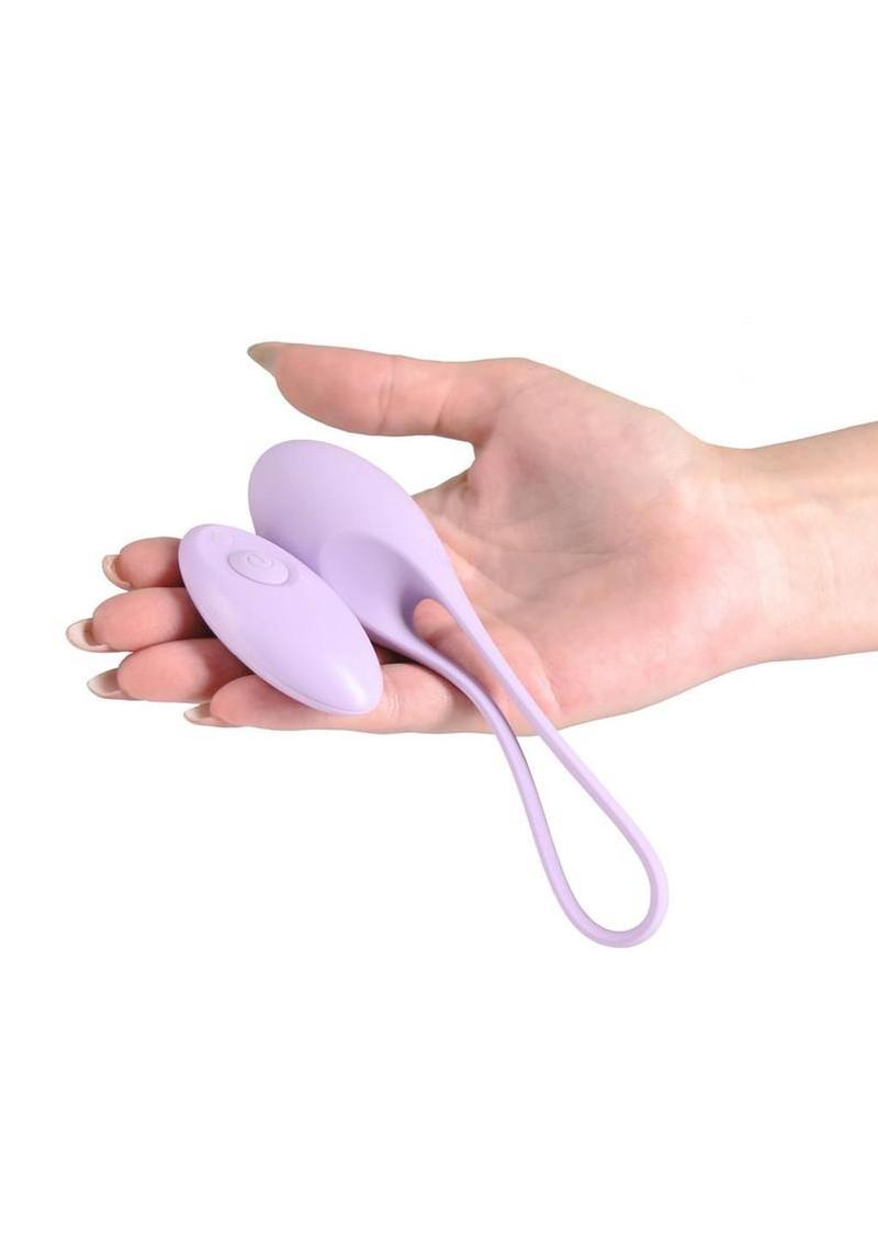 lavender silicone kegel egg vibrator