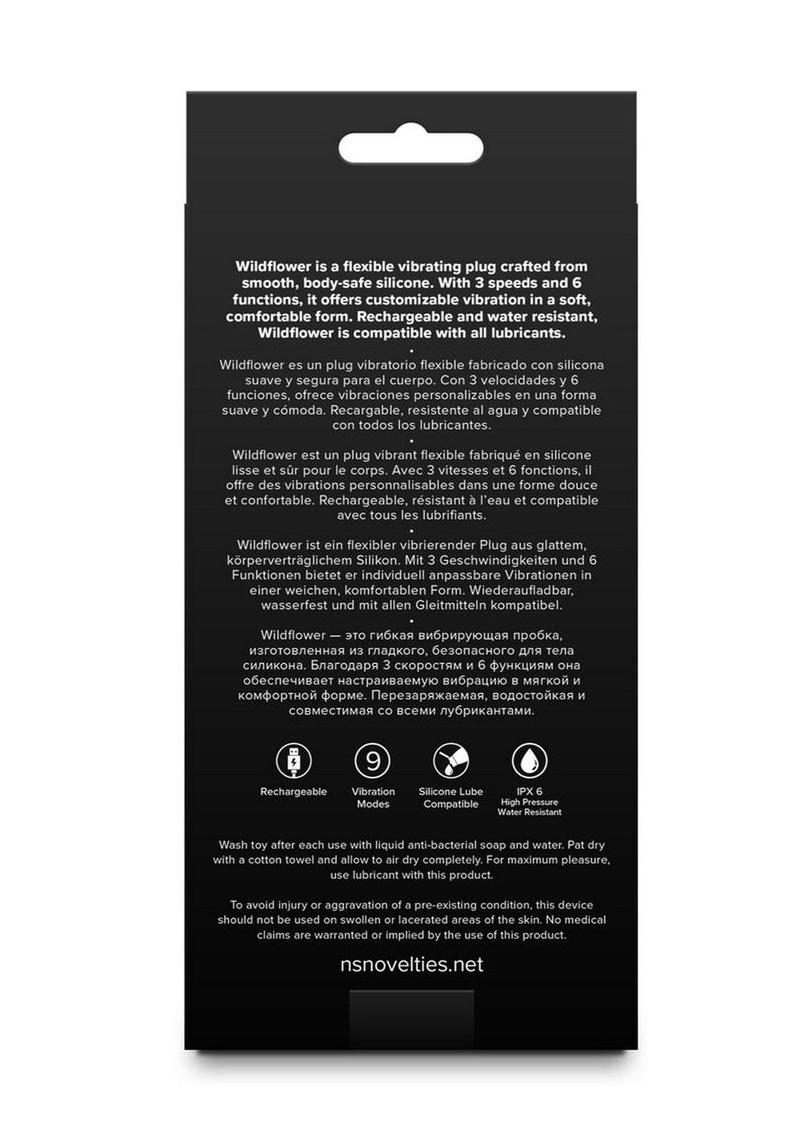 beginner vibrating butt plug black