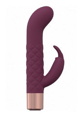 Loveline Devotion Silicone Rechargeable 10 Speed Mini Rabbit - Burgundy/Red