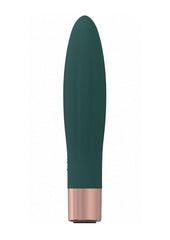 Loveline Fame Silicone Rechargeable 10 Speed Mini Vibrator - Forest - Green