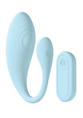 Luxury female sex toy Loveline Wave C-Shape remote control vibe