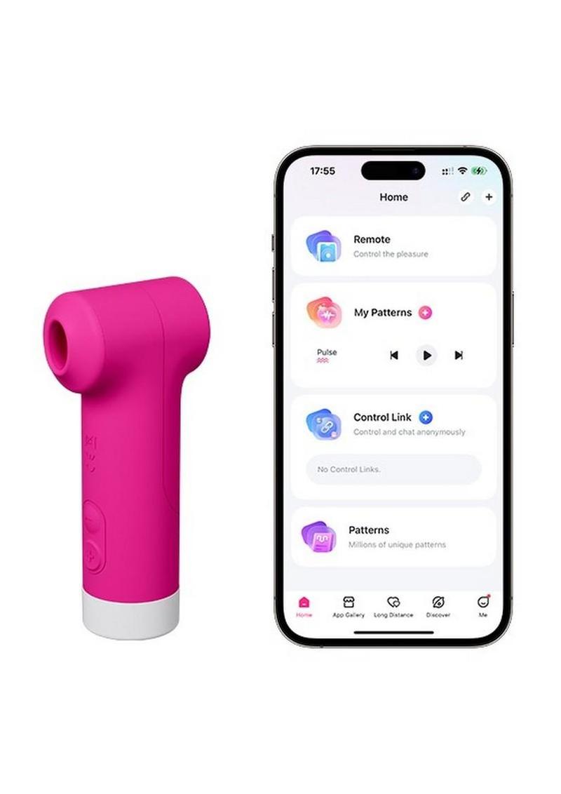 Clitoral vibrator with tapping sensation