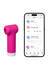 Clitoral vibrator with tapping sensation