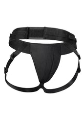 adjustable strap harness designed for secure control during play