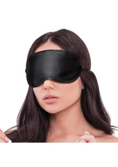 Soft lined blindfold, collar and leash restraint set for beginners exploring kink