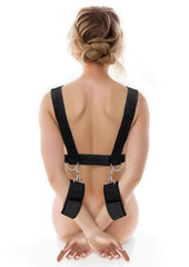 Comfortable neoprene restraint harness offering supportive lifts for couples exploring new angles in adult sex store bondage play