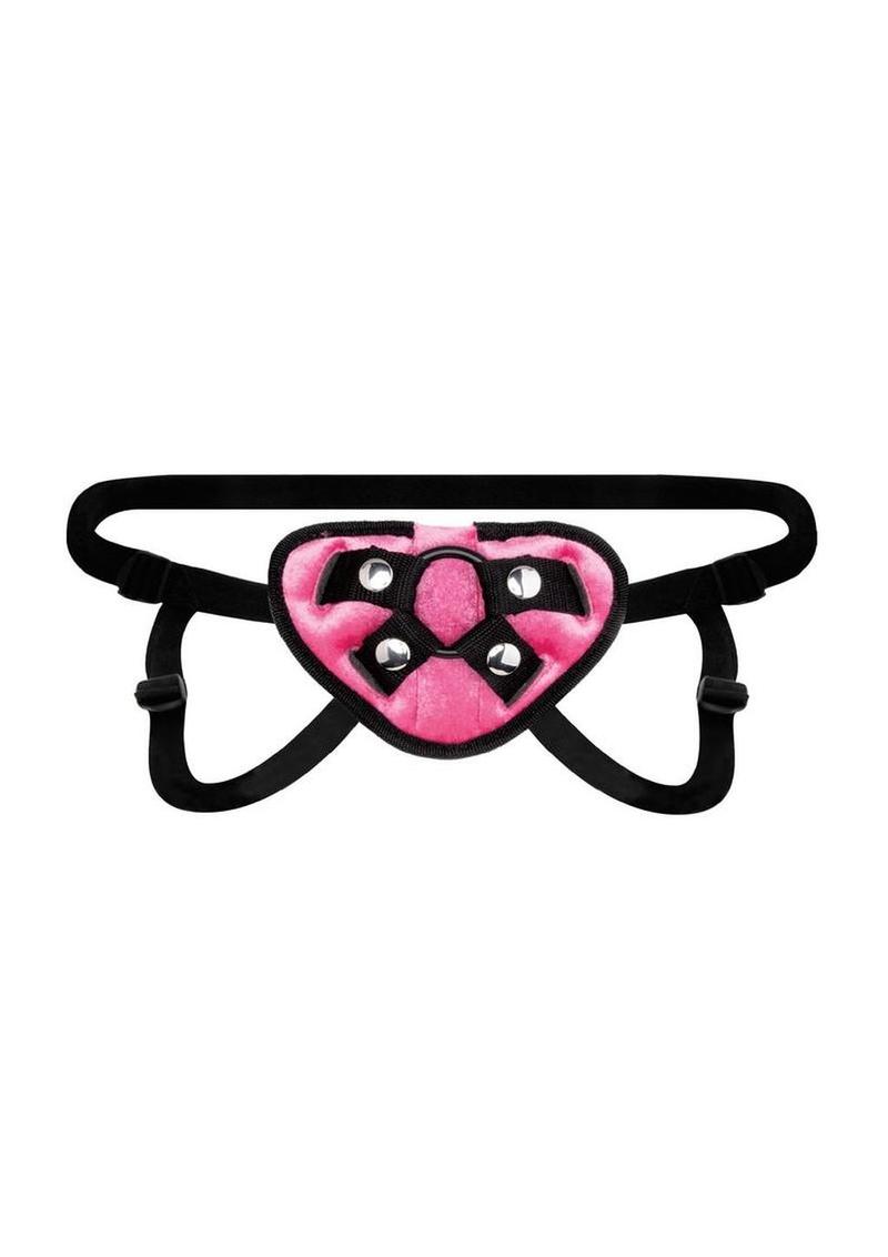 6 inch curved silicone dildo and adjustable harness designed for shared control and deep connection