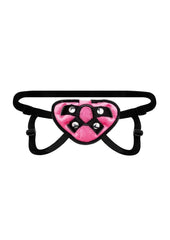 6 inch curved silicone dildo and adjustable harness designed for shared control and deep connection