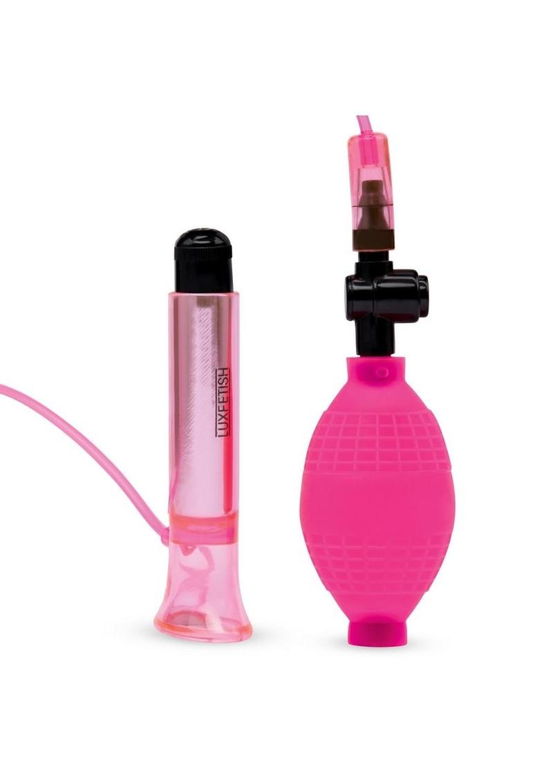 Lux Fetish Vibrating Clitoral Pump with Quick Release  Primal Pleasure