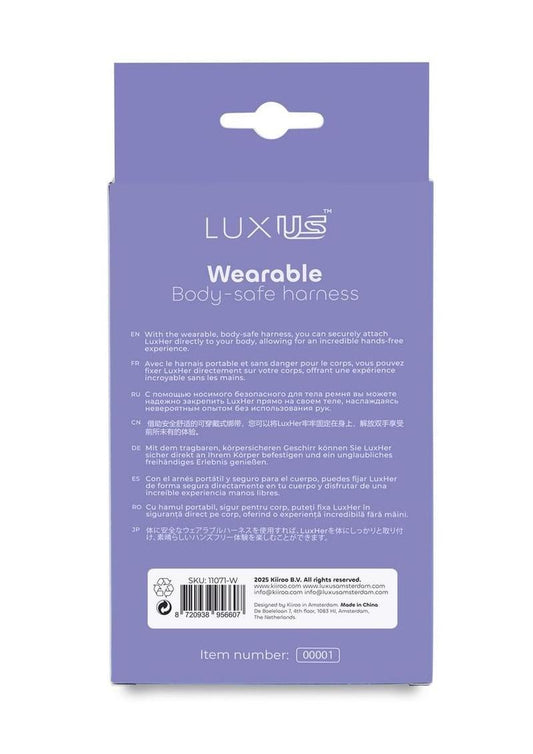 Luxus Harness - Pink/White