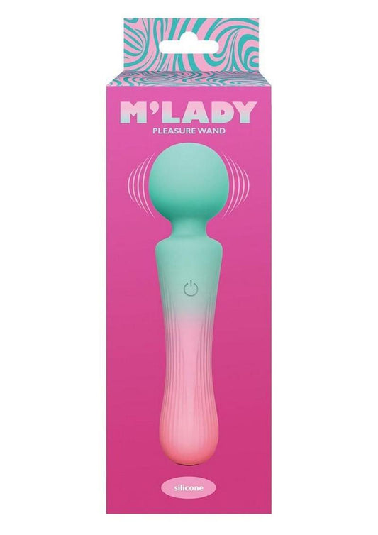 M'lady Silicone Rechargeable Pleasure Wand - Gradient