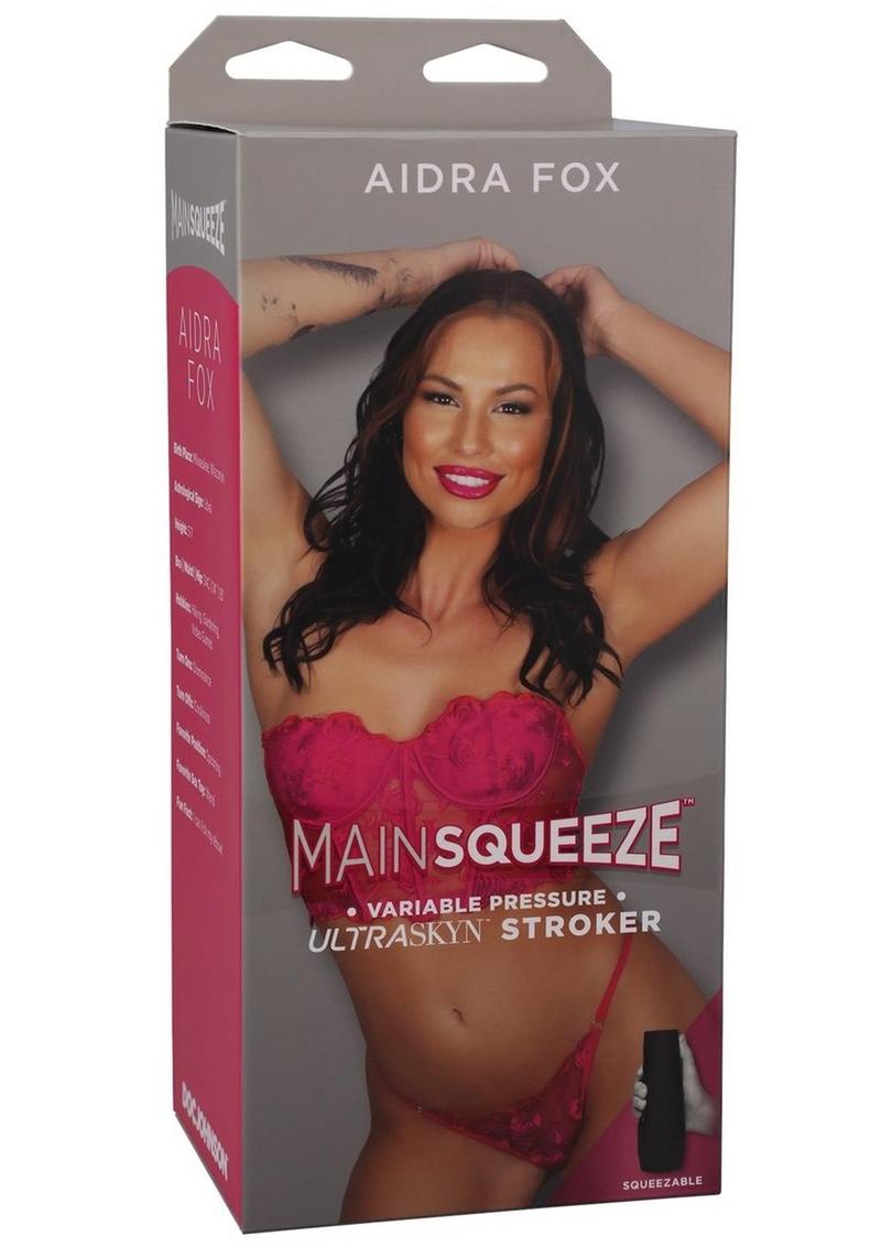 Main Squeeze Aidra Fox Ultraskyn Masturbator - Pussy - Caramel