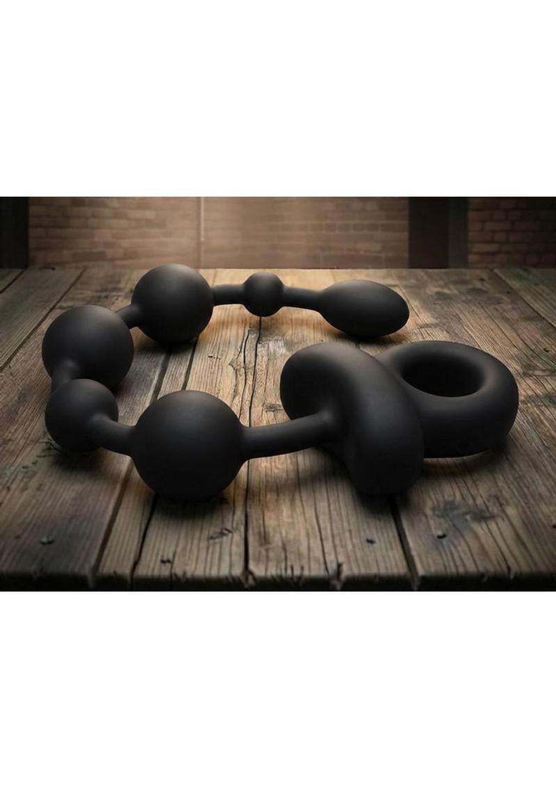 long silicone bead texture shot