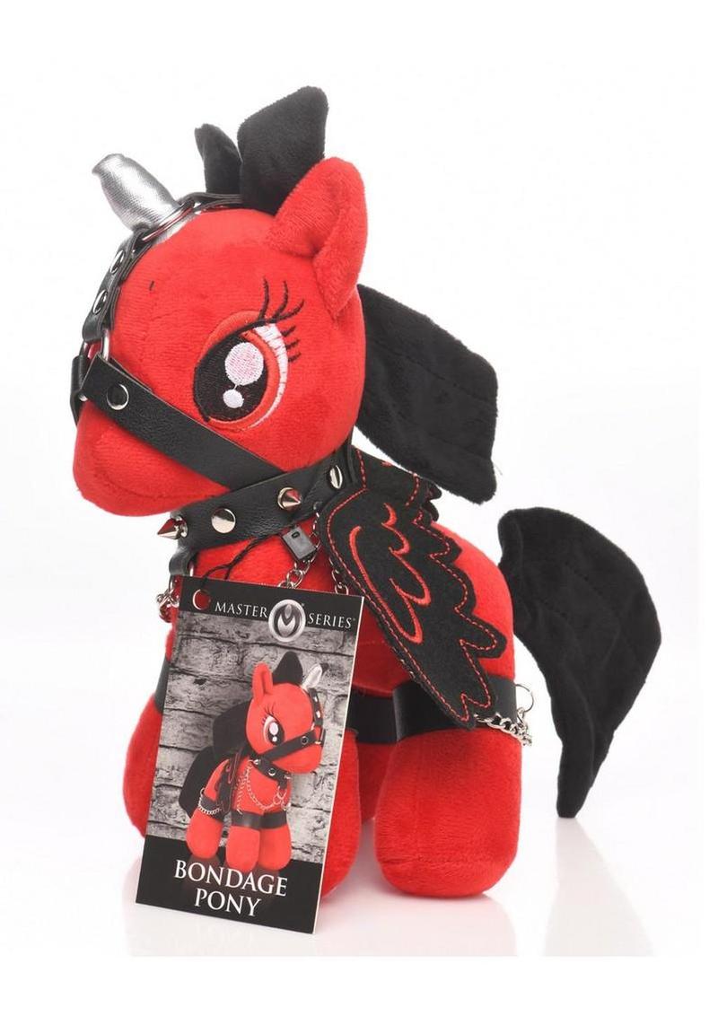 Master Series Bondage Pony - Red