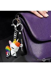 gay bondage rainbow keychain