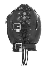 Master Series Degraded Sensory Deprivation Hood with Funnel Hardcore Bdsm Equipment, Bondage Gear