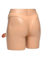 wearable silicone panty with dual dildo design