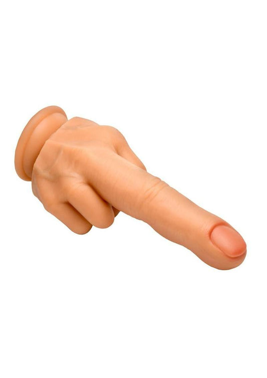 Master Series Finger Silicone Fuck Dildo - Vanilla