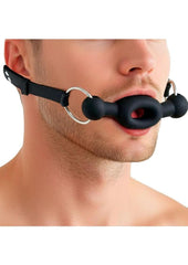 Silicone ring gag for bondage restraint play