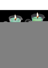 Master Series Glow Pour Blacklight Reactive Drip Candle - Glow In The Dark/Multicolor - 3 Piece/Set