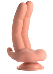 Master Series Mr Fingers Silicone Dildo 7.8iin - Vanilla