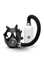 Master Series Overload Stroker Gas Mask Kit - Black/Clear