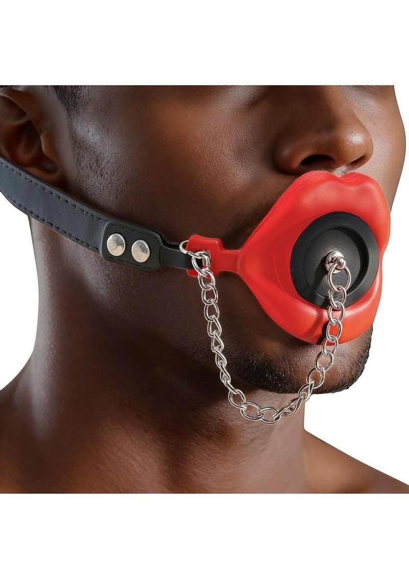 bdsm fetish wear accessories with locking strap