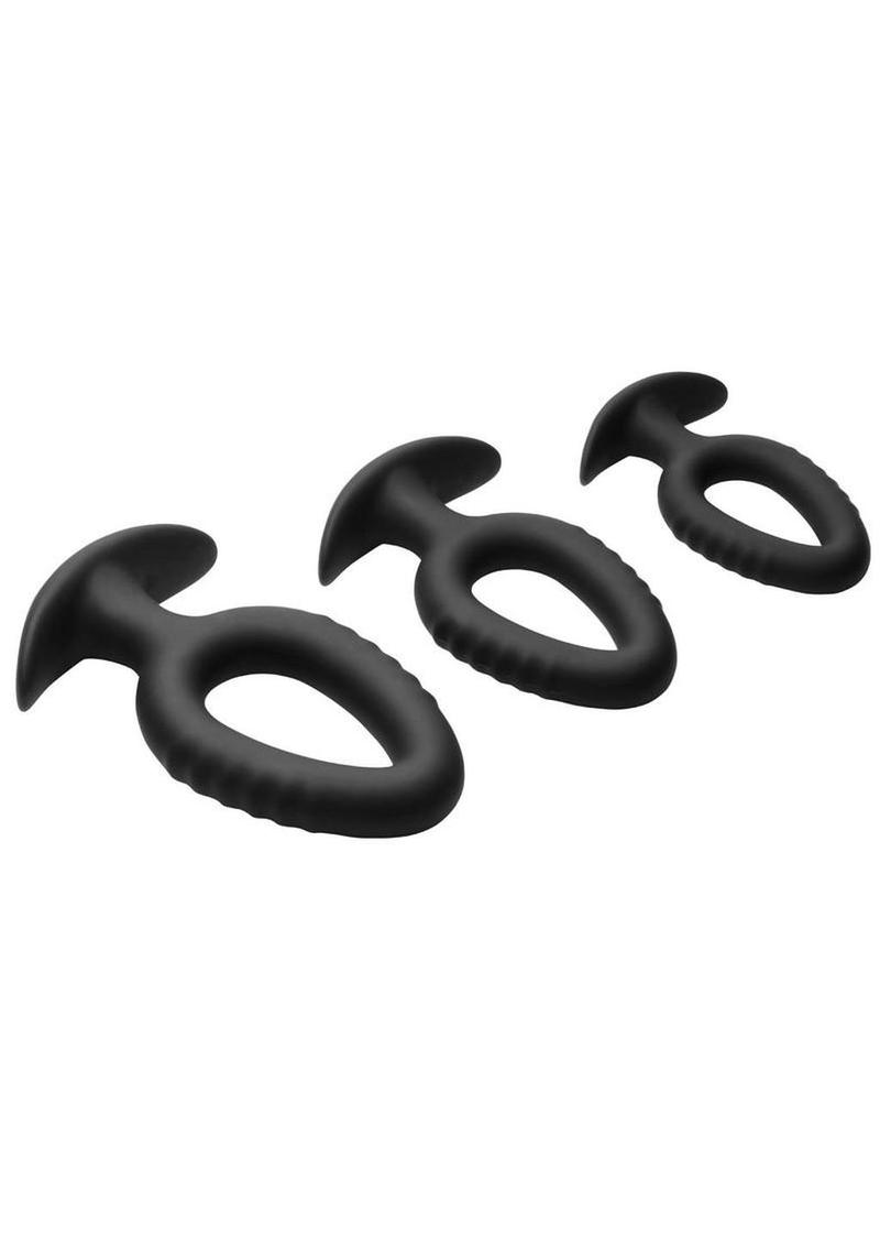 hollow silicone anal trainer for bdsm exploration
