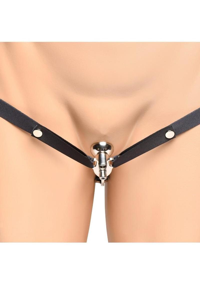 adjustable male chastity device