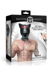 submission pup hood with gag