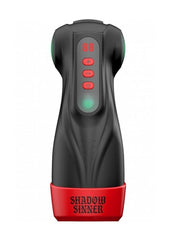 Masturs Raven Shadow Sinner Rechargeable Multi Function Masturbator - Black