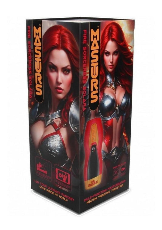 heated thrusting male masturbator with vibration fantasy design