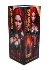 heated thrusting male masturbator with vibration fantasy design