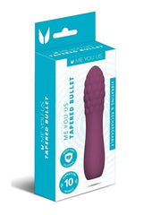 best female vibrator tapered design textured toy
