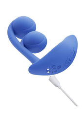 Melody Sex Toys for Her Pressure Sensing App-Controlled Rechargeable Silicone Twin Balls Clit and G-Spot Vibrator