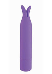 compact rechargeable bullet vibrator with silicone tickler tip