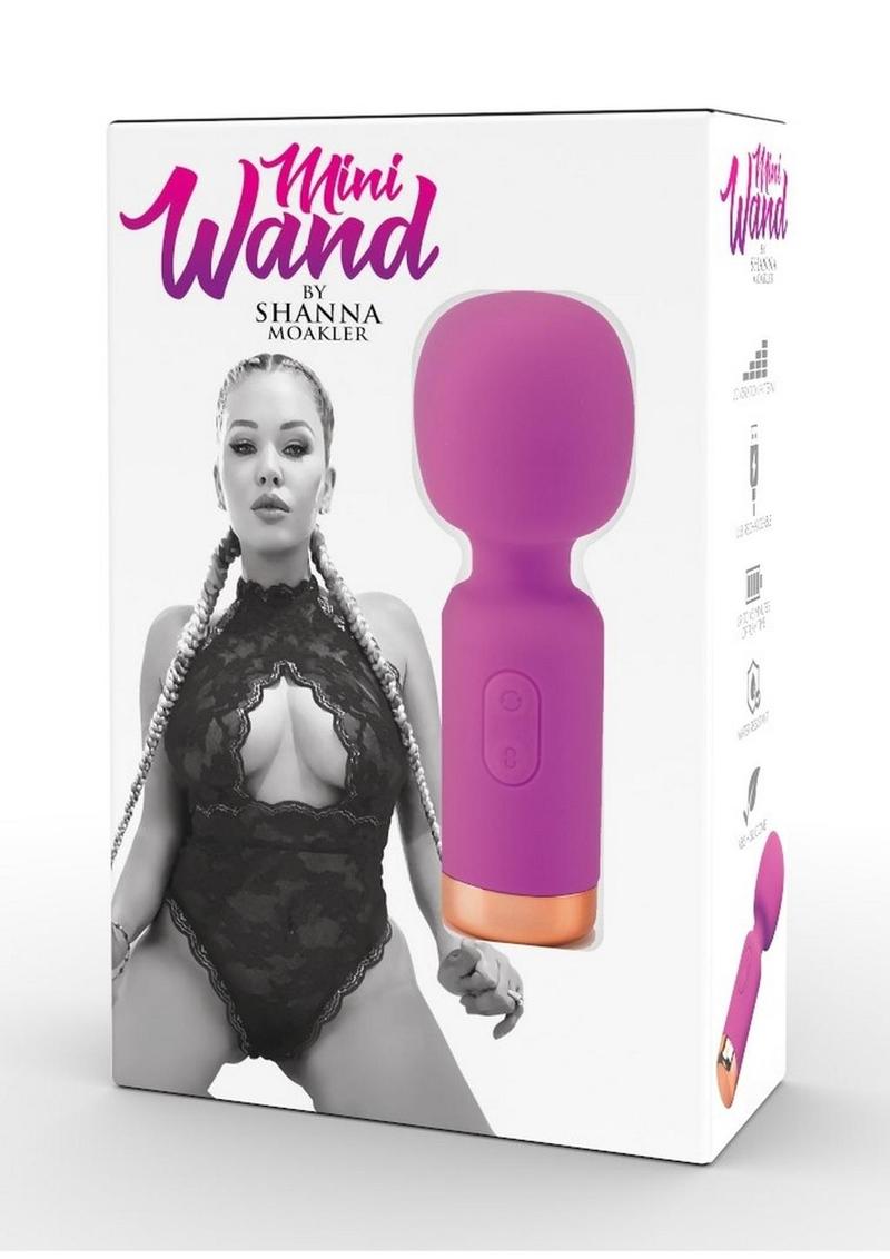 Mini Wand By Shanna Moakler Rechargeable Vibrator - Purple