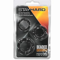 Stay Hard set of 3 cock rings