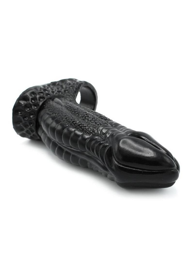 Penis sleeve crafted from body-safe liquid silicone for comfort, durability, and erotic pleasure