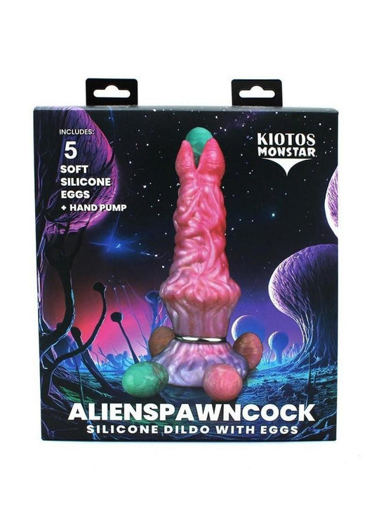 Monstar Cox Alienspawn Cock Silicone Dildo - Pink