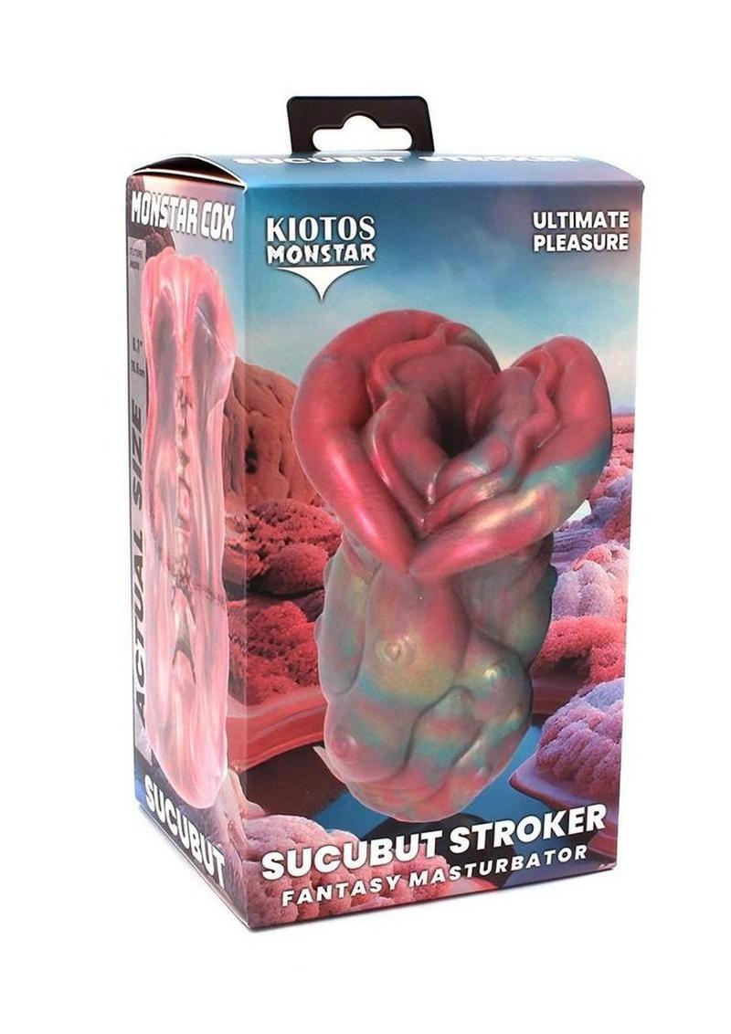 Succubus inspired fantasy stroker with dual openings soft silicone lifelike texture body safe design for intense male solo pleasure sessions