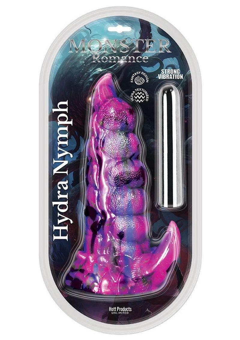 Monster Romance Hydra Nymph Rechargeable Silicone Dong - Lavender/Magenta/Purple/Red