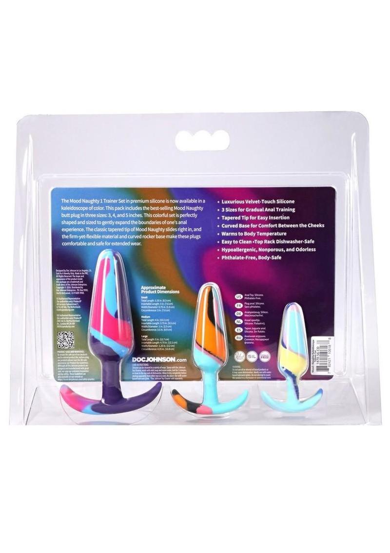 beginner anal toy set with flexible silicone comfort Butt Plug