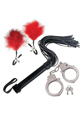 Nasstoys Bondage Whip,feather and Cuffs