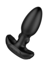premium rechargeable anal plug for men combining thumping shaft and vibrating plug design